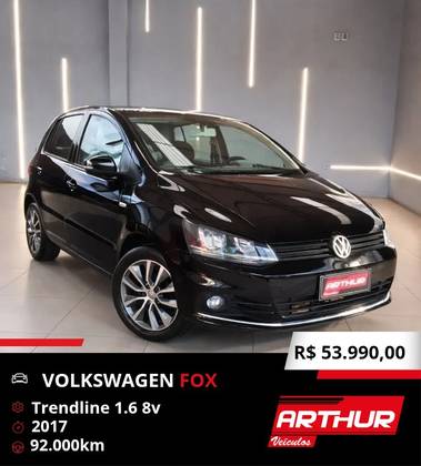 VOLKSWAGEN FOX 1.6 MSI TRENDLINE 8V FLEX 4P MANUAL VOLKSWAGEN FOX 1.6 MSI TRENDLINE 8V FLEX 4P MANUAL